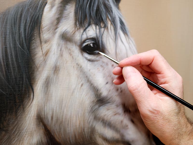 Capturing Carina – Custom Horse Portrait in Oils