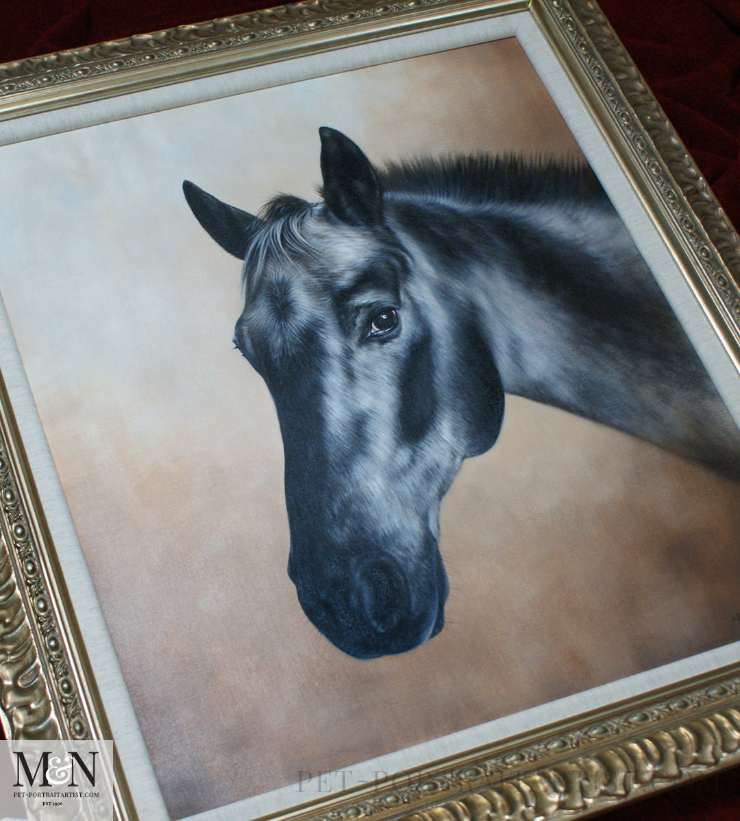Horse Oil Painting – Wedding Commission
