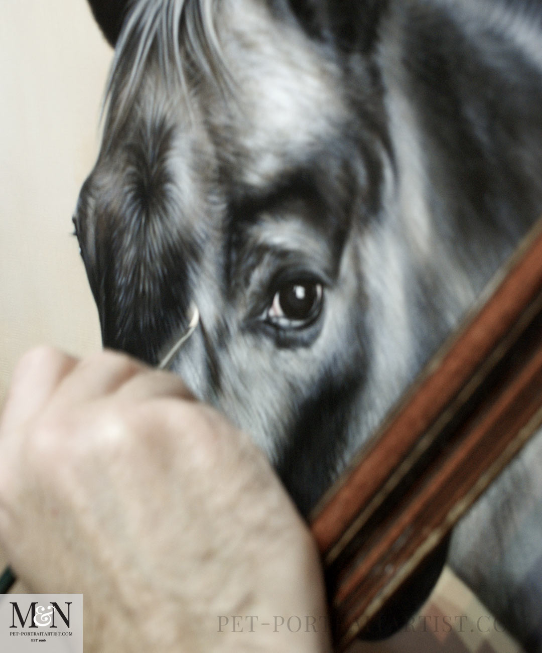Horse Oil Painting – Wedding Commission