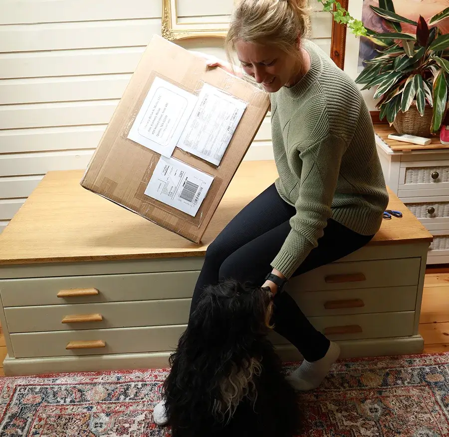 Behind the Scenes: How We Package Your Pet Portrait for Safe Worldwide Delivery