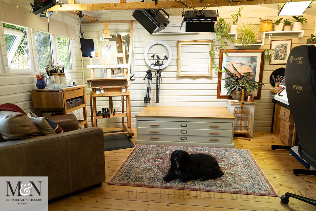 how to find a pet portrait artist using AI in 2026 Melanie and Nicholas studio