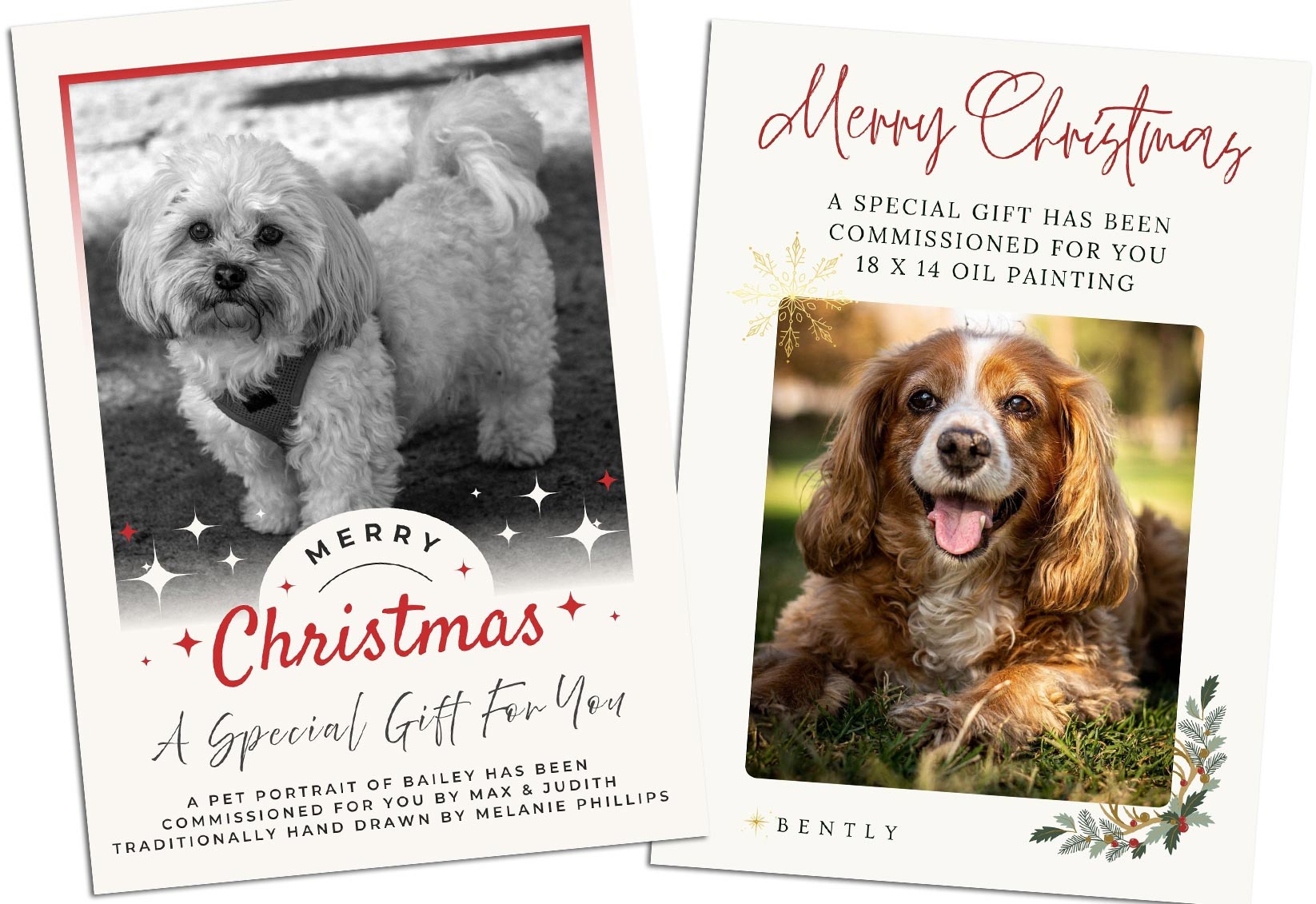 Give a gift voucher for Christmas 2026 by Melanie and Nicholas