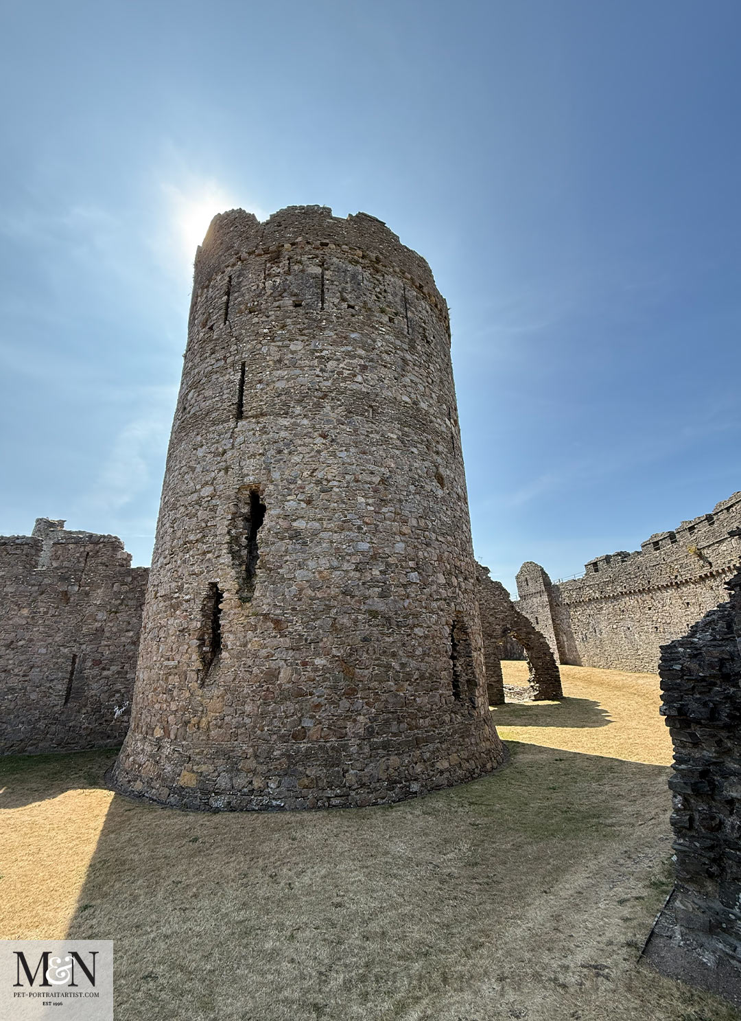 The massive central towel at Kidwelly Castle