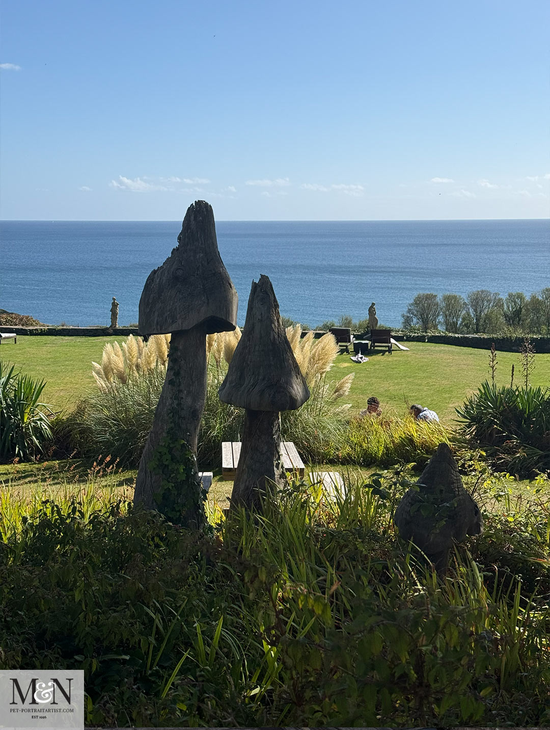 Views out to sea from Talland Bay