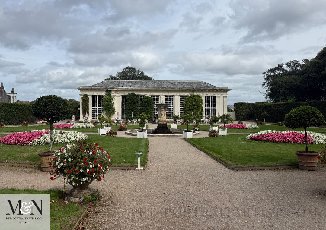 Mount Edgcumbe orangery with amazing food. 